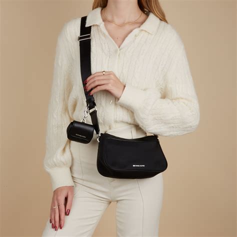 michael kors tas jet set zwart|Michael Kors jet set crossbody.